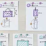 ③入園・通園・入学・通学グッズを作りたい！【縫い代込み】のサイズを書く